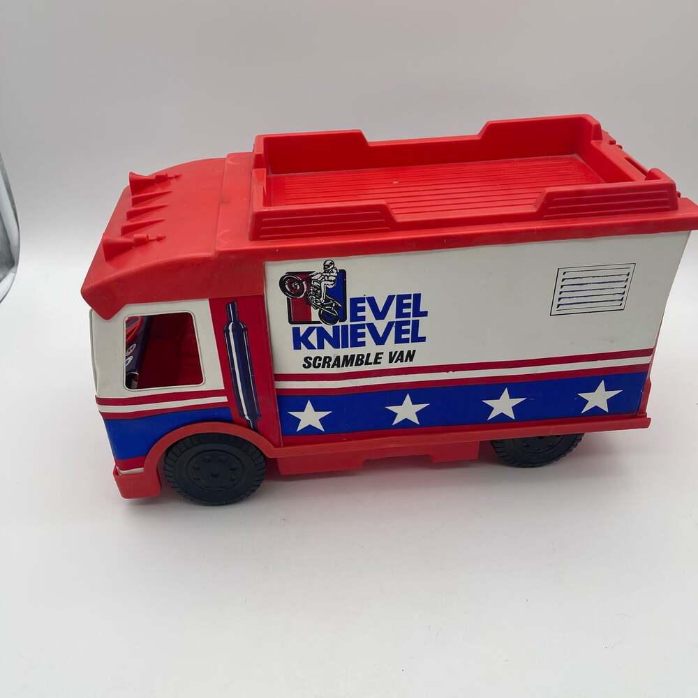 Vintage 1973‎ Evel Knievel Scramble Van Toy by Ideal